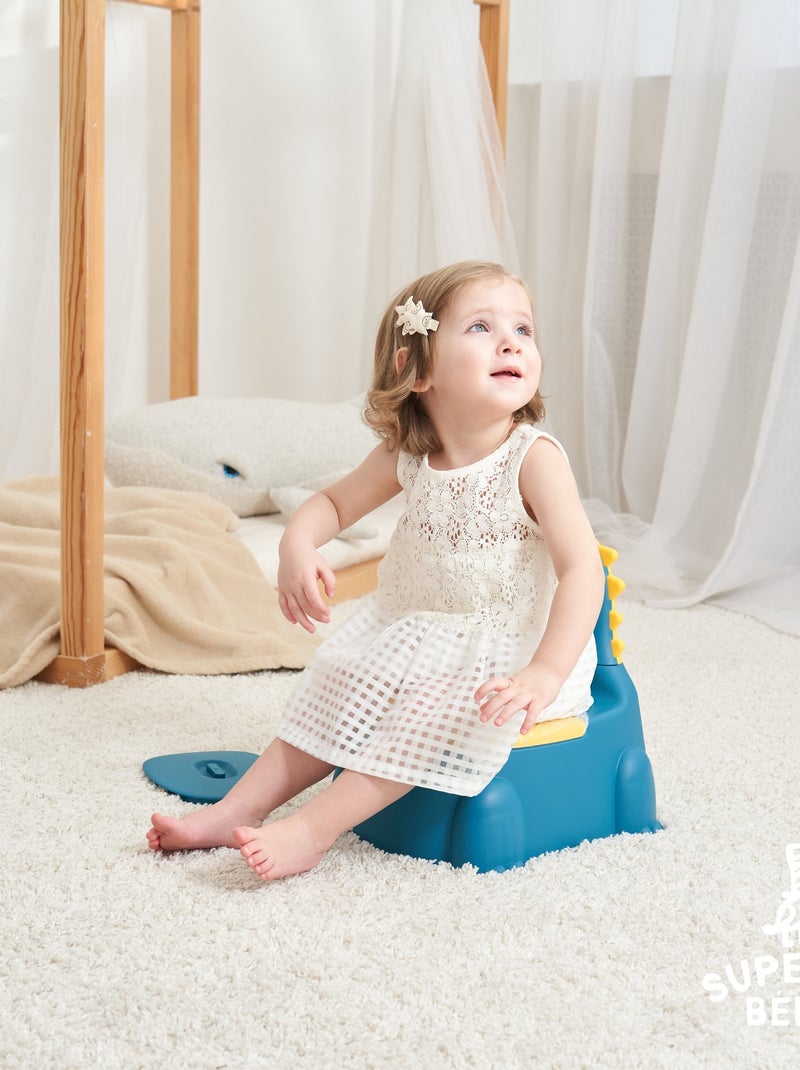 Pot toilette bébé - DINO | SUPERBE BEBE Bleu - Kiabi
