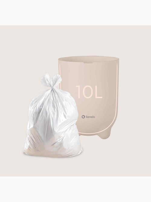 Poubelle à couches LIONELO Purebin - Hermétique - 10 L - Pour sacs universels - Kiabi Poubelle à couches LIONELO Purebin - Hermétique - 10 L - Pour sacs universels - Kiabi