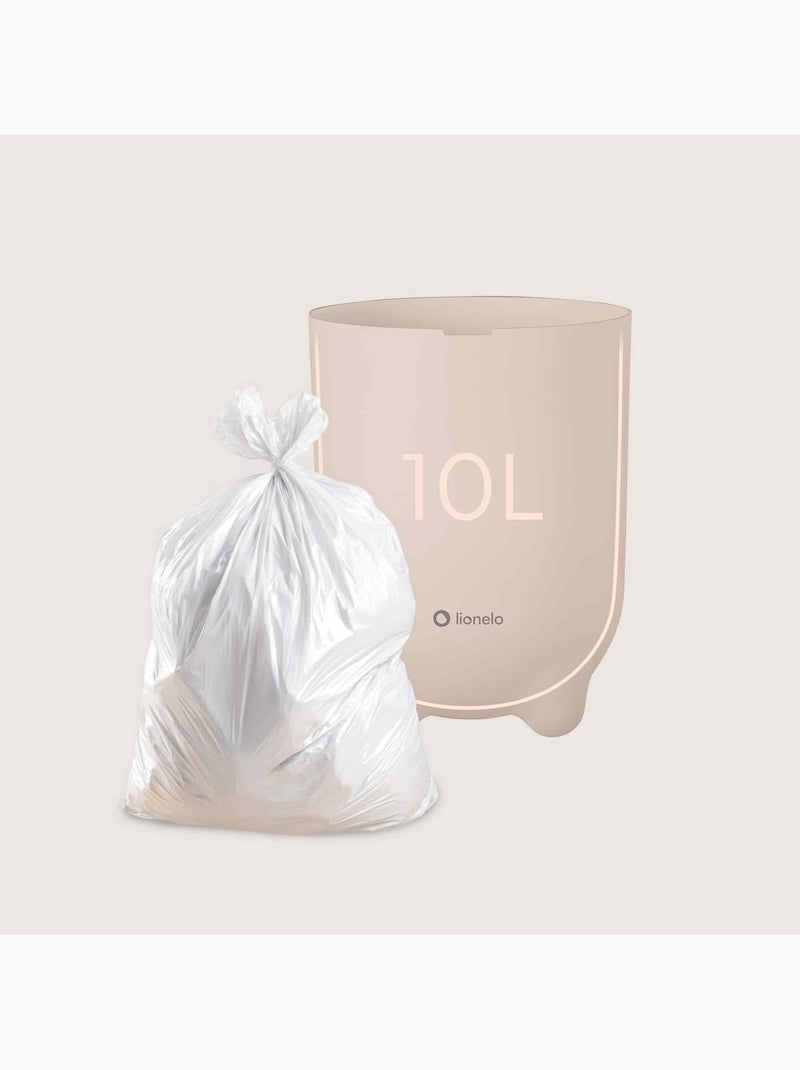 Poubelle à couches LIONELO Purebin - Hermétique - 10 L - Pour sacs universels Beige - Kiabi