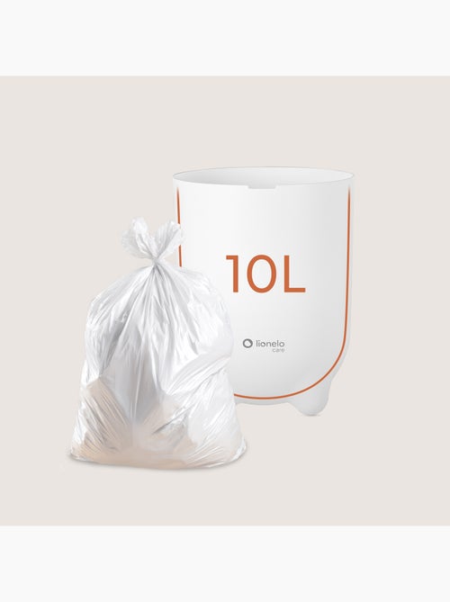 Poubelle à couches LIONELO Purebin - Hermétique - 10 L - Pour sacs universels - Kiabi Poubelle à couches LIONELO Purebin - Hermétique - 10 L - Pour sacs universels - Kiabi