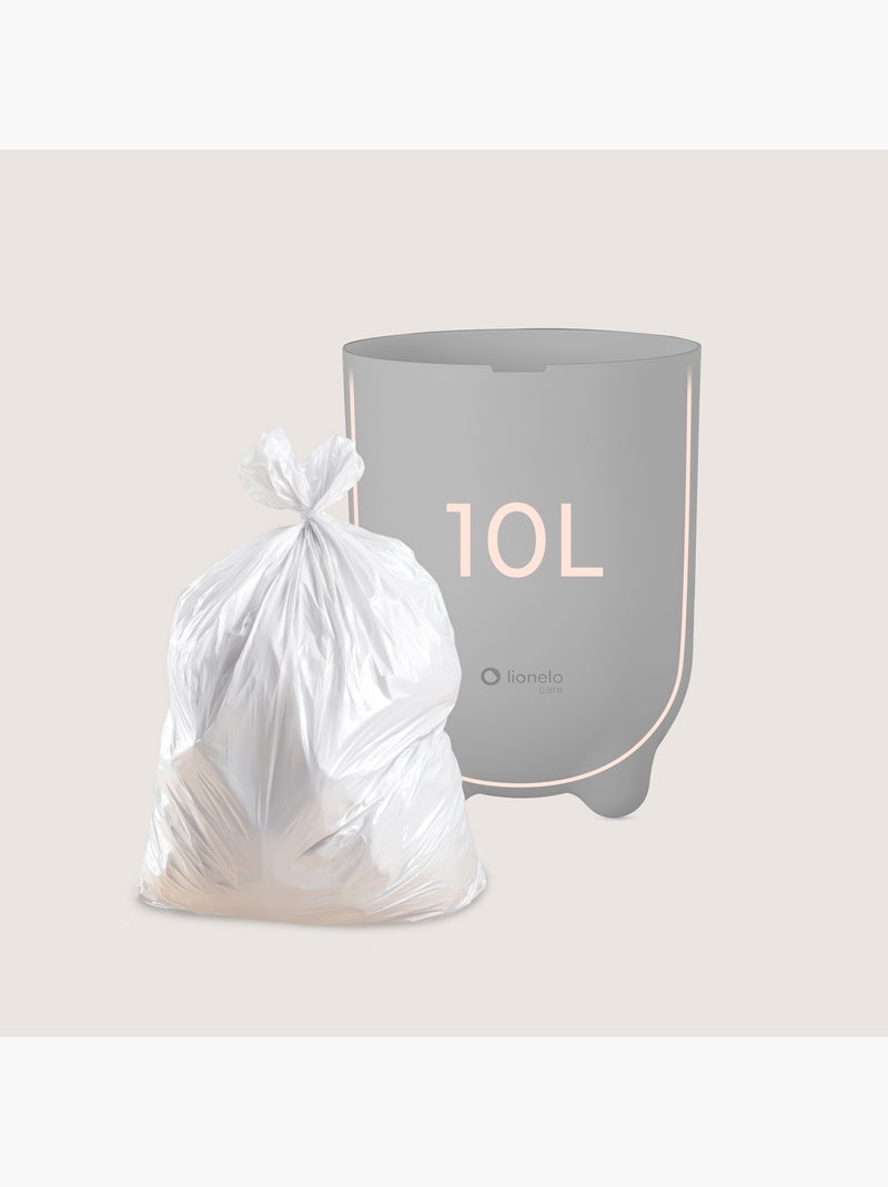 Poubelle à couches LIONELO Purebin - Hermétique - 10 L - Pour sacs universels Gris - Kiabi