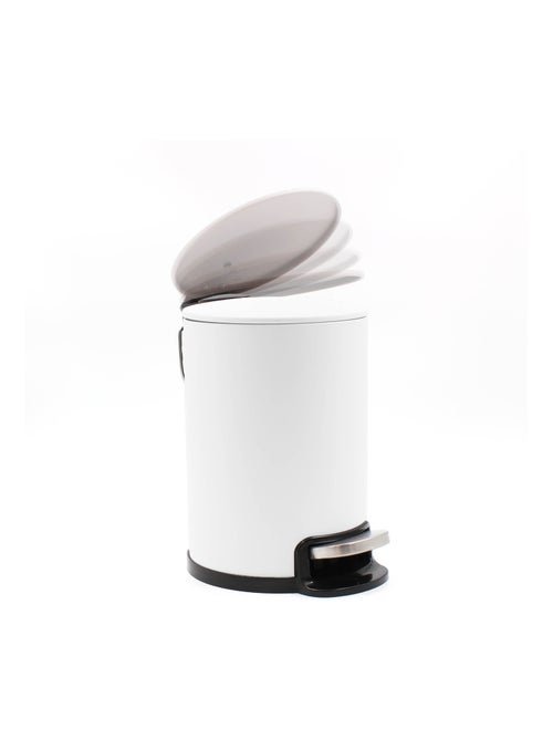 Poubelle de salle de bain métal mat - Kiabi Poubelle de salle de bain métal mat - Kiabi