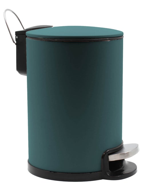 Poubelle de salle de bain métal mat - Kiabi Poubelle de salle de bain métal mat - Kiabi