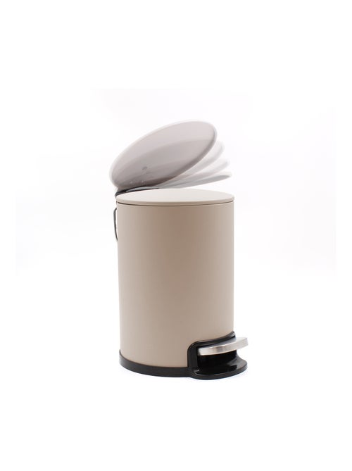 Poubelle de salle de bain métal mat - Kiabi Poubelle de salle de bain métal mat - Kiabi