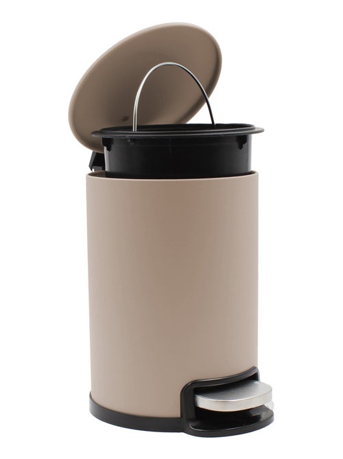 Poubelle de salle de bain métal mat - Kiabi Poubelle de salle de bain métal mat - Kiabi