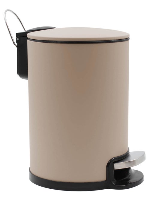 Poubelle de salle de bain métal mat - Kiabi Poubelle de salle de bain métal mat - Kiabi