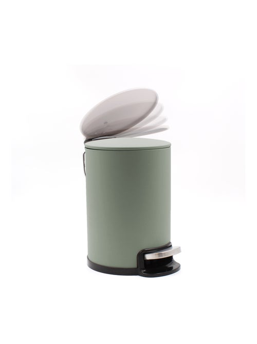 Poubelle de salle de bain métal mat - Kiabi Poubelle de salle de bain métal mat - Kiabi