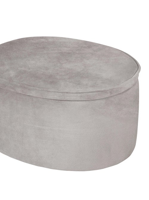 Pouf coffre ovale en velours - ROBA 'lil sofa' - Kiabi