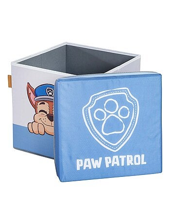 Pouf cube de rangement pliant pour enfant Pat' Patrouille ROBA