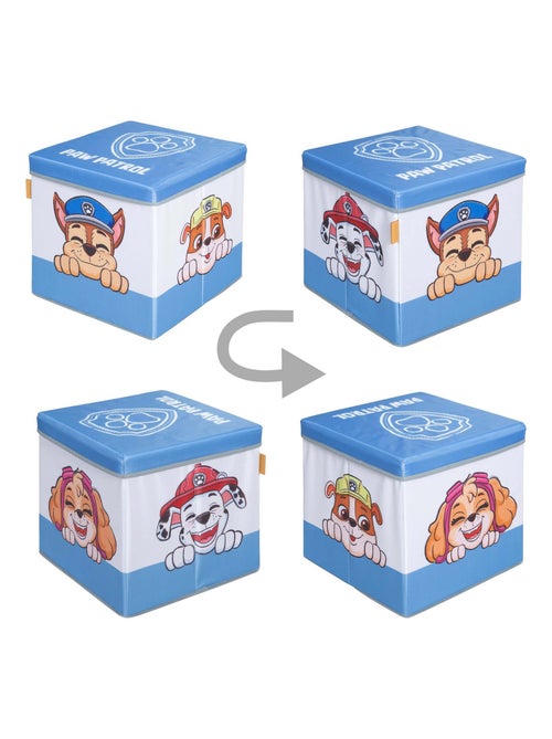 Pouf cube de rangement pliant pour enfant Pat' Patrouille ROBA - Kiabi