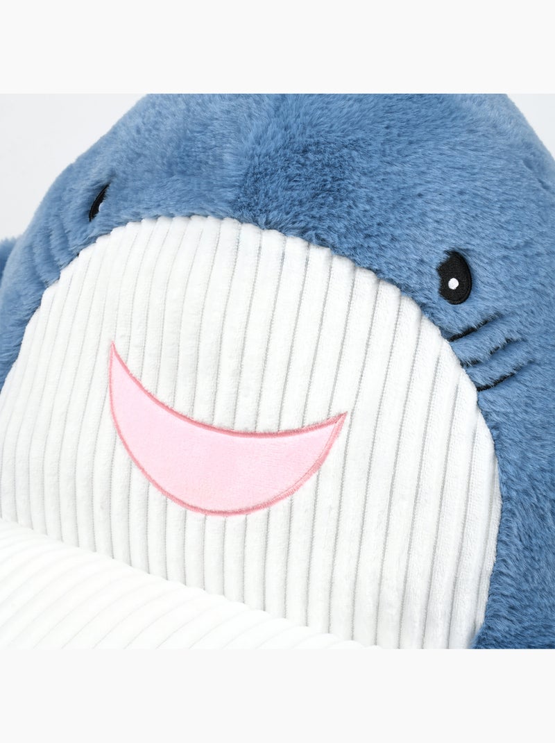 Pouf enfant en forme de requin Bleu - Kiabi