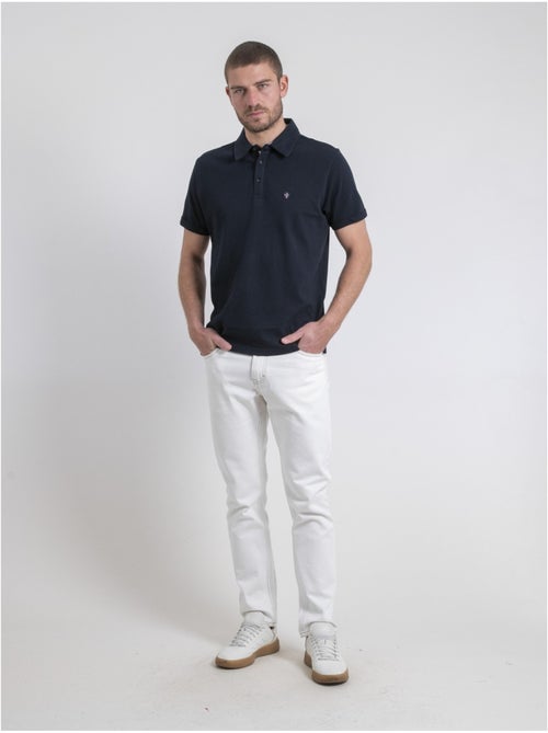 Pouloan poloshirt met korte mouwen van puur katoen - Kiabi