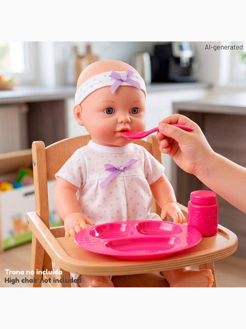 Poupée bébé de 32 cm avec accessoires + 24 mois colorbaby's - Kiabi