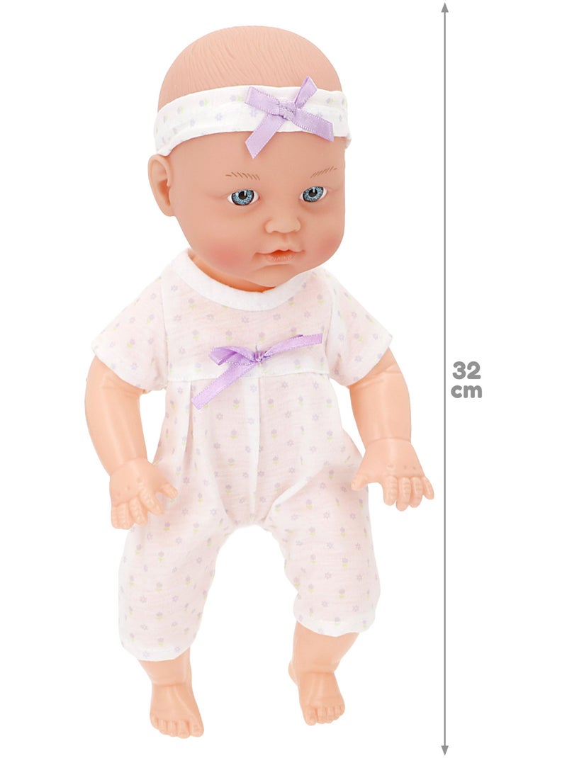 Poupée bébé de 32 cm avec accessoires + 24 mois colorbaby's N/A - Kiabi