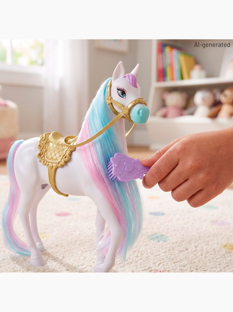 Poupée princesse avec cheval et accessoires +3 ans dreameez N/A - Kiabi