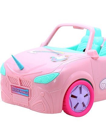 Poupée princesse licorne avec voiture +3 ans dreameez