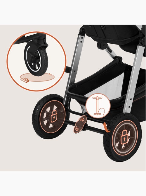 Poussette 2 en 1 LIONELO Amber - Pack poussette, Nacelle, Sac et Accessoires - Jusqu'à 22kg - Kiabi Poussette 2 en 1 LIONELO Amber - Pack poussette, Nacelle, Sac et Accessoires - Jusqu'à 22kg - Kiabi