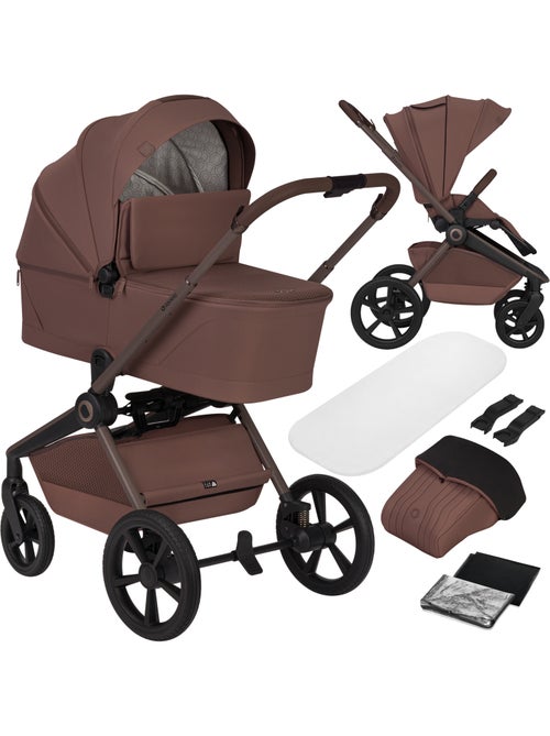 Poussette 2en1 LIONELO Freya - Poussette - Nacelle - Accessoires - Nacelle pliable avec le châssis - Kiabi