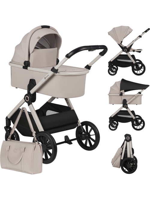 Poussette 2en1 LIONELO Layla - Pack poussette, Nacelle et Accessoires - Jusqu'à 22kg - Kiabi Poussette 2en1 LIONELO Layla - Pack poussette, Nacelle et Accessoires - Jusqu'à 22kg - Kiabi