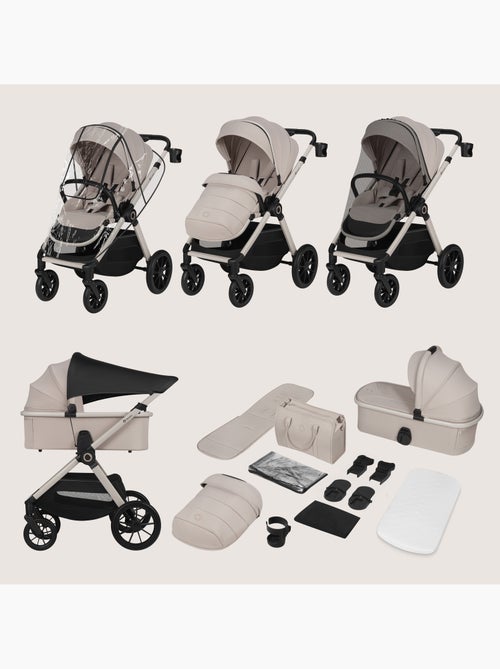 Poussette 2en1 LIONELO Layla - Pack poussette, Nacelle et Accessoires - Jusqu'à 22kg - Kiabi Poussette 2en1 LIONELO Layla - Pack poussette, Nacelle et Accessoires - Jusqu'à 22kg - Kiabi