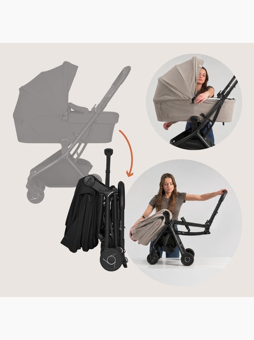 Poussette 2en1 LIONELO Sia - Ultra légère - Pack compacte - Nacelle - Habillage pluie - Moustiquaire - Kiabi Poussette 2en1 LIONELO Sia - Ultra légère - Pack compacte - Nacelle - Habillage pluie - Moustiquaire - Kiabi