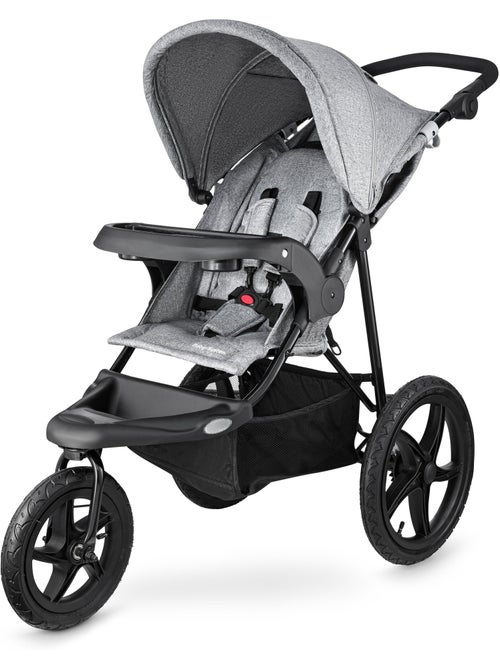 Poussette 3 roues pliable harnais 5 points max 15kg hypermotion - Kiabi Poussette 3 roues pliable harnais 5 points max 15kg hypermotion - Kiabi