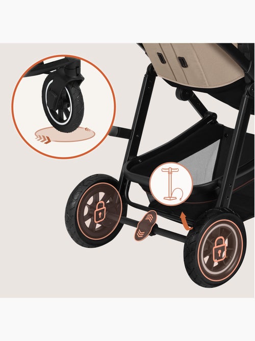 Poussette 3en1 LIONELO Amber - 0-22kg - Pack poussette, Nacelle, Cosi, Sac et accessoires - Kiabi Poussette 3en1 LIONELO Amber - 0-22kg - Pack poussette, Nacelle, Cosi, Sac et accessoires - Kiabi