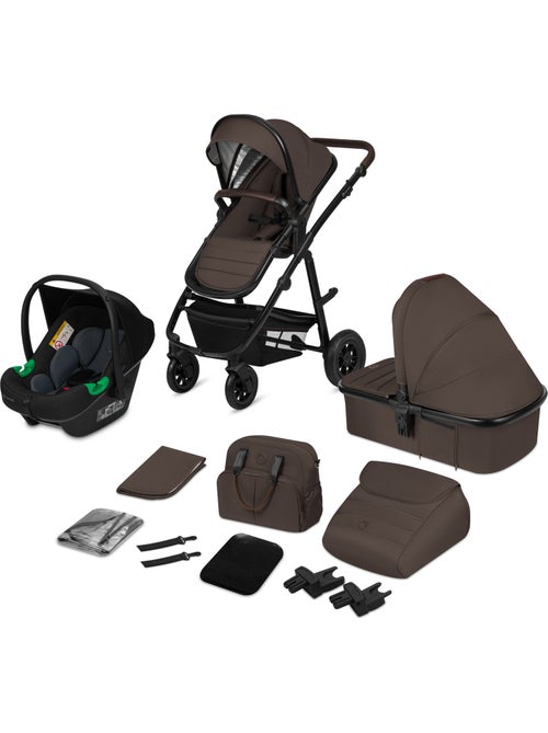 Poussette 3en1 lionelo amber - 0-22kg - pack poussette, nacelle, cosi, sac et accessoires - Kiabi Poussette 3en1 lionelo amber - 0-22kg - pack poussette, nacelle, cosi, sac et accessoires - Kiabi