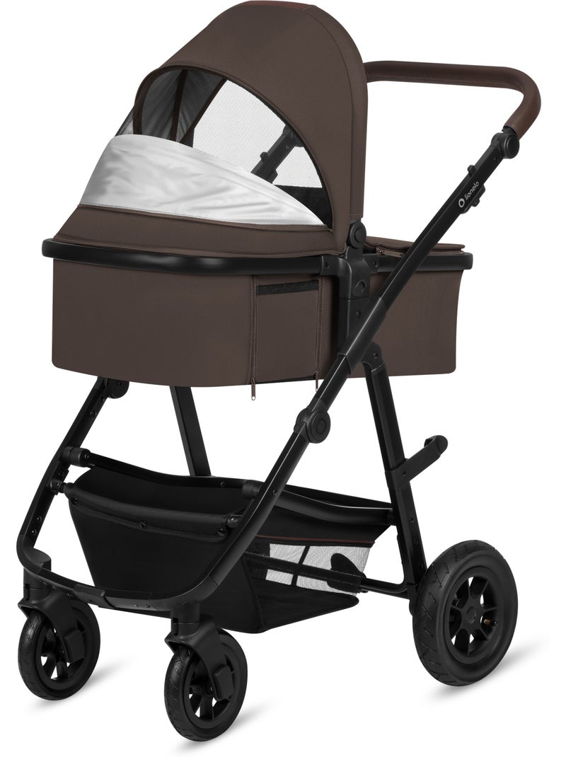 Poussette 3en1 lionelo amber - 0-22kg - pack poussette, nacelle, cosi, sac et accessoires N/A - Kiabi