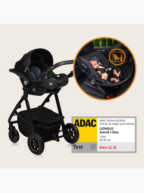 Poussette 3en1 LIONELO Amber Plus - Pack poussette, Nacelle, Siege auto, Sac et Accessoires - Kiabi Poussette 3en1 LIONELO Amber Plus - Pack poussette, Nacelle, Siege auto, Sac et Accessoires - Kiabi