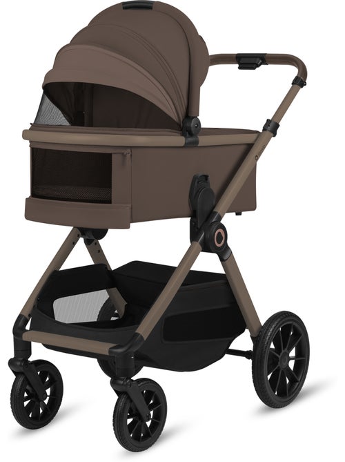 Poussette 3en1 LIONELO Layla - Pack poussette, Nacelle, Cosi et Accessoires - Jusqu'à 22kg - Kiabi