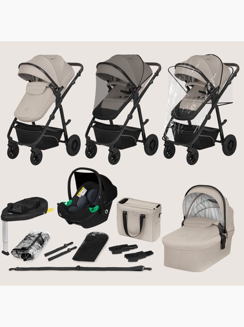 Poussette 4en1 LIONELO Bianka - Poussette + Nacelle + Siège-auto + Base ISOFIX 180° - Kiabi Poussette 4en1 LIONELO Bianka - Poussette + Nacelle + Siège-auto + Base ISOFIX 180° - Kiabi