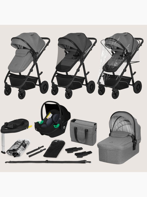 Poussette 4en1 LIONELO Bianka - Poussette + Nacelle + Siège-auto + Base ISOFIX 180° - Kiabi Poussette 4en1 LIONELO Bianka - Poussette + Nacelle + Siège-auto + Base ISOFIX 180° - Kiabi