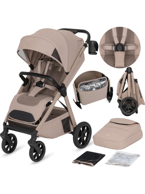 Poussette canne compacte lionelo bett- légère & pliable - légère & pliable - jusqu'à 22 kg - Kiabi Poussette canne compacte lionelo bett- légère & pliable - légère & pliable - jusqu'à 22 kg - Kiabi