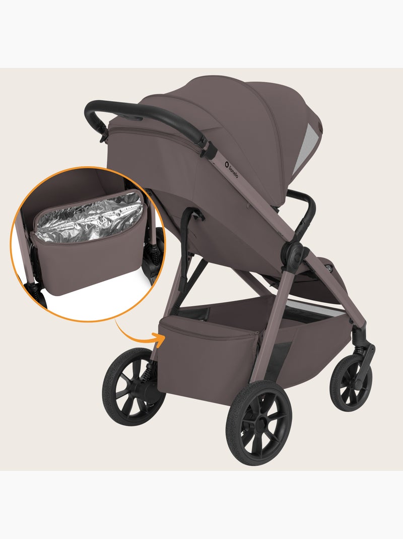 Poussette canne compacte lionelo bett- légère & pliable - légère & pliable - jusqu'à 22 kg Beige foncé - Kiabi