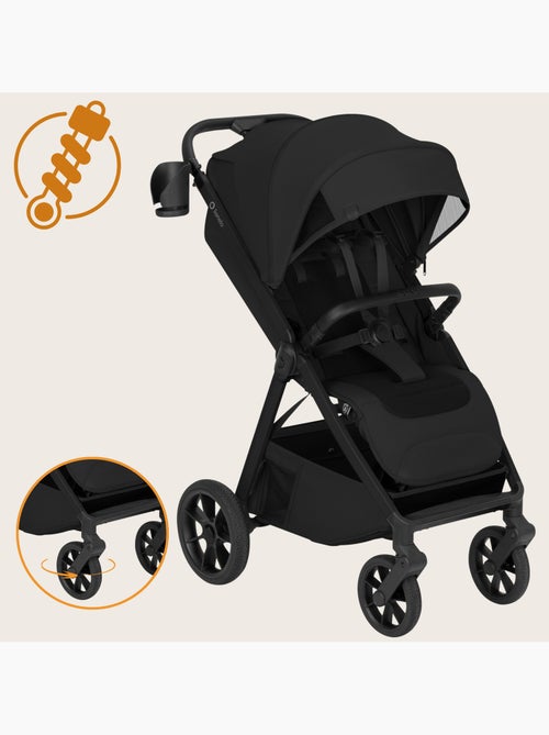 Poussette canne compacte lionelo bett- légère & pliable - légère & pliable - jusqu'à 22 kg - Kiabi Poussette canne compacte lionelo bett- légère & pliable - légère & pliable - jusqu'à 22 kg - Kiabi