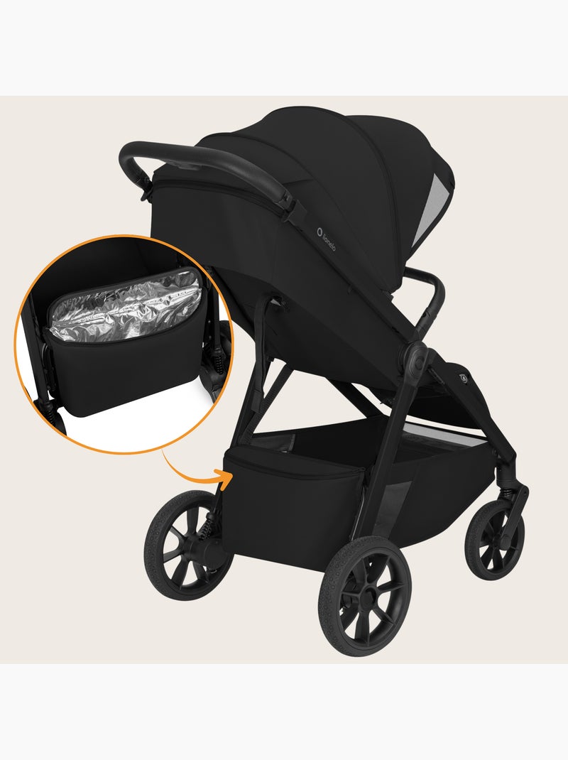 Poussette canne compacte lionelo bett- légère & pliable - légère & pliable - jusqu'à 22 kg Noir - Kiabi