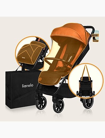 Poussette canne compacte LIONELO Cloe - Légère & pliable - Légère & pliable - Jusqu'à 22 Kg