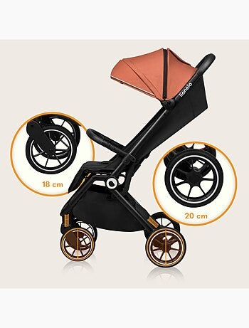 Poussette canne compacte LIONELO Cloe - Légère & pliable - Légère & pliable - Jusqu'à 22 Kg
