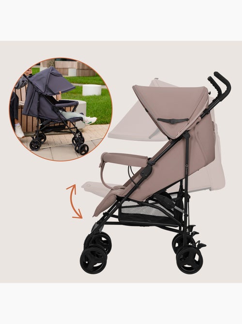 Poussette canne compacte LIONELO Elia - Légère - 6-36 mois - Moustiquaire incluse - Kiabi Poussette canne compacte LIONELO Elia - Légère - 6-36 mois - Moustiquaire incluse - Kiabi