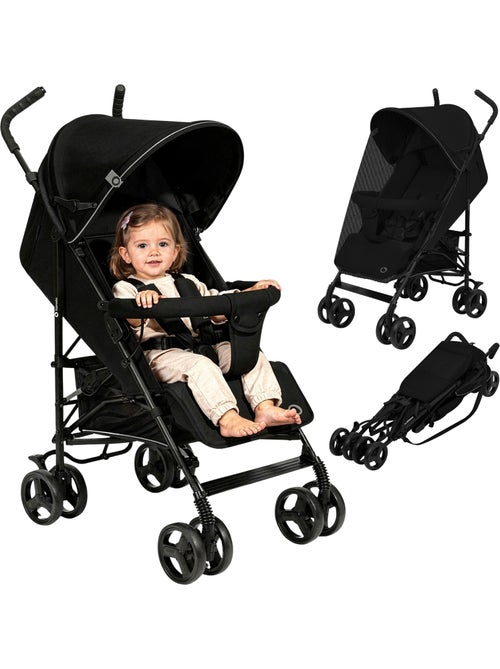 Poussette canne compacte LIONELO Elia - Légère - 6-36 mois - Moustiquaire incluse - Kiabi