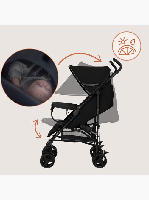 Poussette canne compacte LIONELO Elia - Légère - 6-36 mois - Moustiquaire incluse - Kiabi