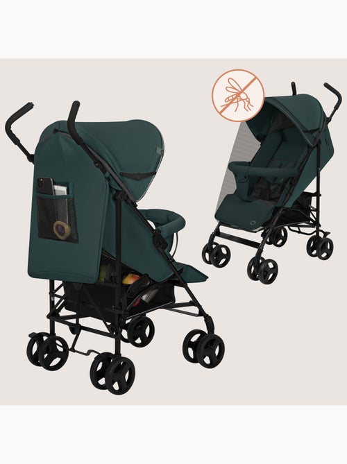 Poussette canne compacte LIONELO Elia - Légère - 6-36 mois - Moustiquaire incluse - Kiabi Poussette canne compacte LIONELO Elia - Légère - 6-36 mois - Moustiquaire incluse - Kiabi