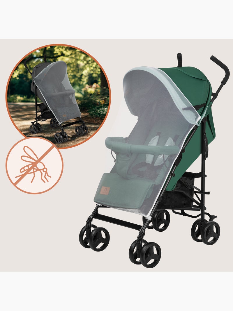 Poussette canne compacte LIONELO Elia - Légère - 6-36 mois - Moustiquaire incluse Vert - Kiabi