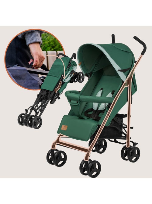 Poussette canne compacte LIONELO Elia - Légère - 6-36 mois - Moustiquaire incluse - Kiabi Poussette canne compacte LIONELO Elia - Légère - 6-36 mois - Moustiquaire incluse - Kiabi