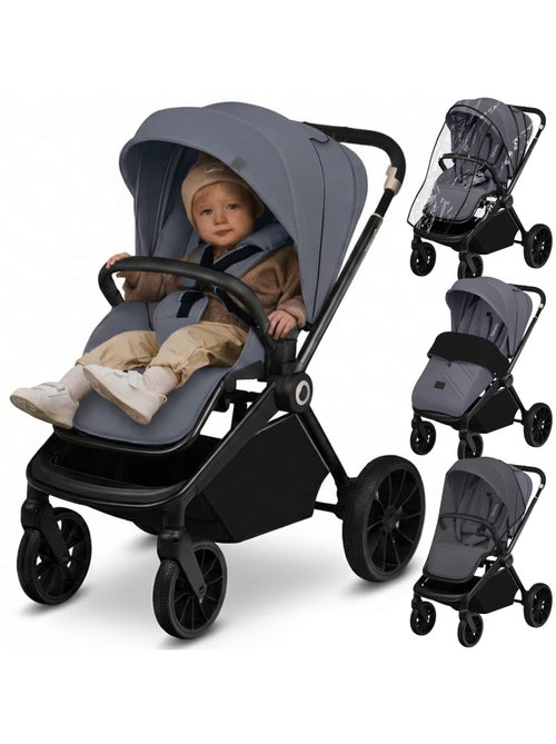 Poussette canne compacte LIONELO Mika Plus - Jusqu'à 22 kg - Légère & pliable - Accessoires - Kiabi