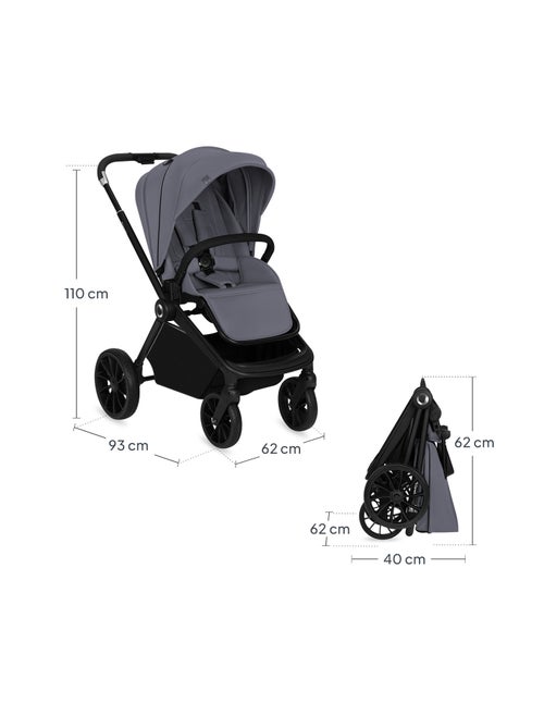 Poussette canne compacte LIONELO Mika Plus - Jusqu'à 22 kg - Légère & pliable - Accessoires - Kiabi