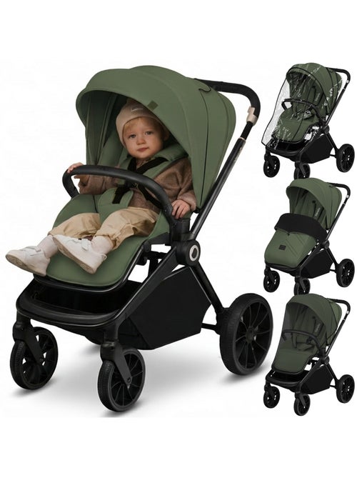 Poussette canne compacte LIONELO Mika Plus - Jusqu'à 22 kg - Légère & pliable - Accessoires - Kiabi