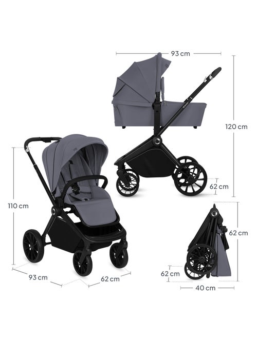 Poussette combinée 2en1 LIONELO Mika Plus - Pack poussette, Nacelle - Accessoires - Kiabi