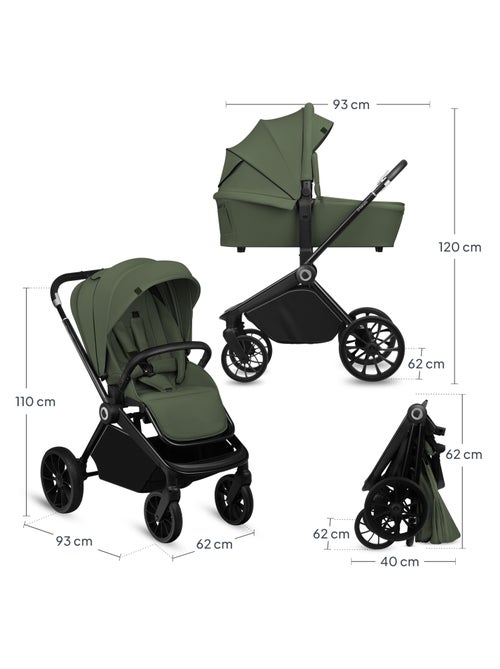 Poussette combinée 2en1 LIONELO Mika Plus - Pack poussette, Nacelle - Accessoires - Kiabi